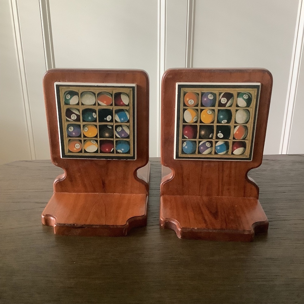 Lot of 2 Vintage‎ Solid Wood Wall Shelf Signed Handcrafted by Bob Jankowsky